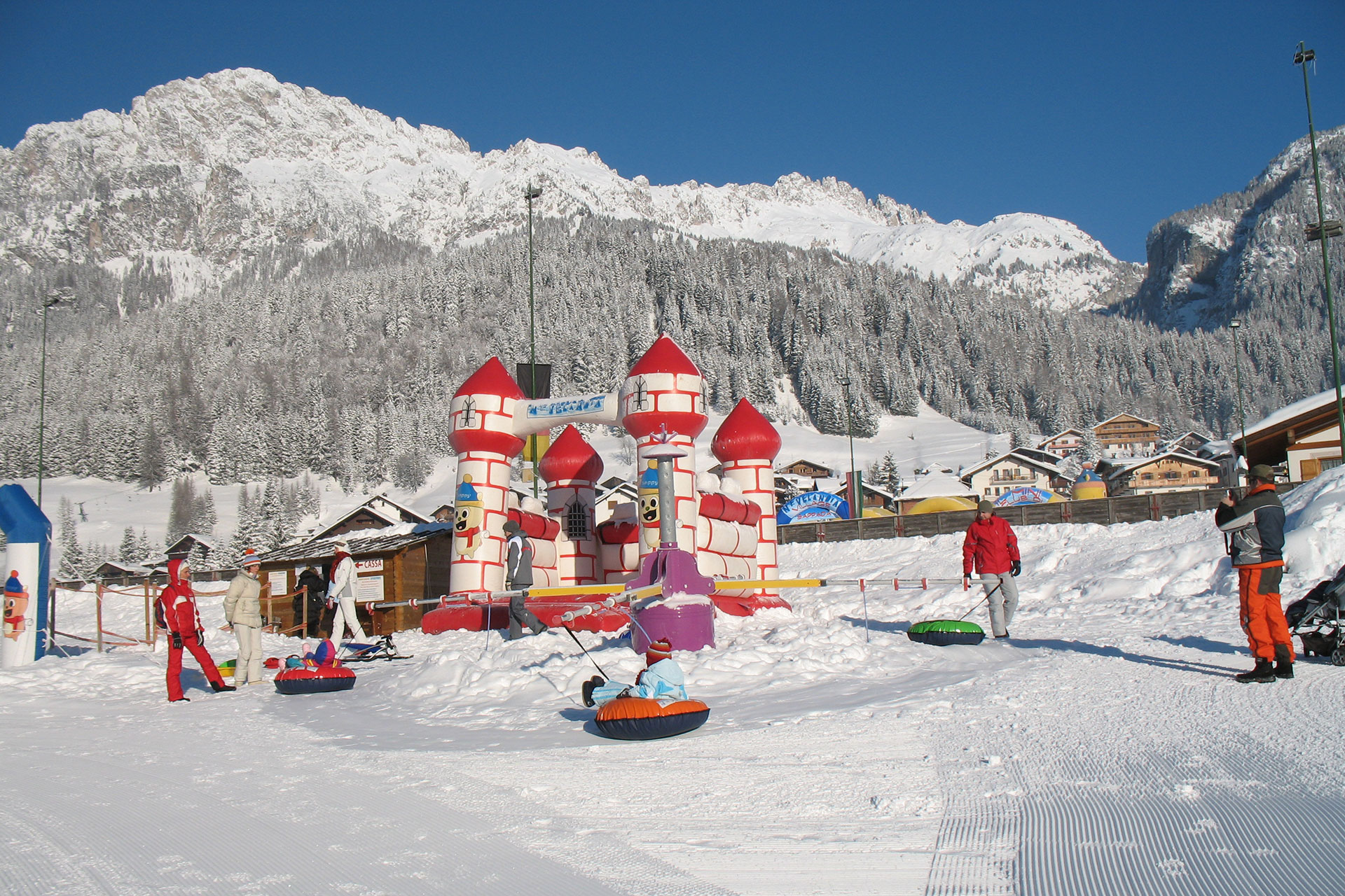 Albergo Hotel Cavallino Sappada Inverno Neve