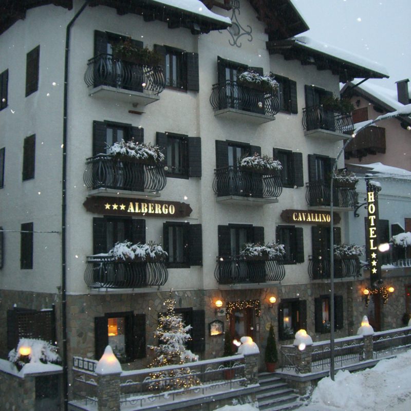 Albergo Cavallino Sappada Inverno Neve Sci